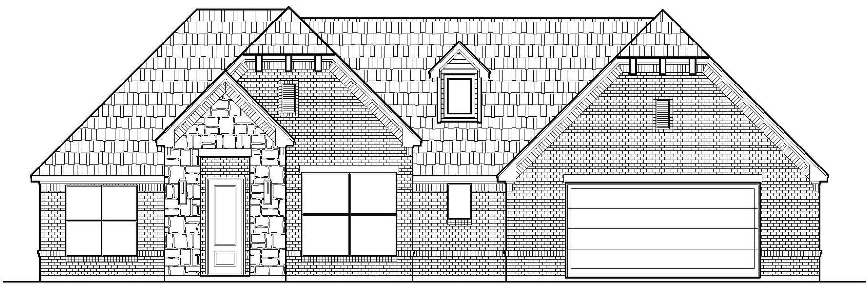 Representative exterior photo of a completed home built from the The Orchid by Kenmark Homes in Coyote Crossing, Godley, TX (Image 4). Representative exterior photo of a completed home built from the The Orchid by Kenmark Homes in Coyote Crossing, Godley, TX (Image 4).