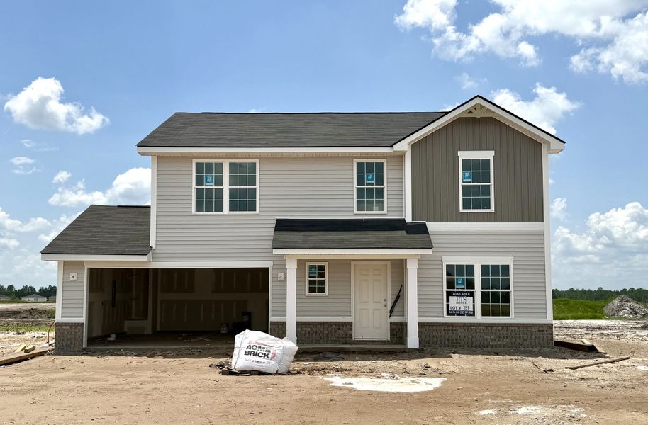 In-progress construction of a new home in The Village at Sassafras, Allenhurst, GA (Image 4). In-progress construction of a new home in The Village at Sassafras, Allenhurst, GA (Image 4).