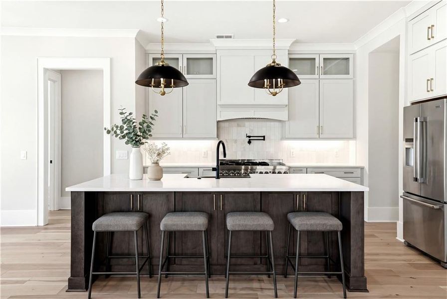 Furnished interior view inside a new home in , Woodstock (Image 8).