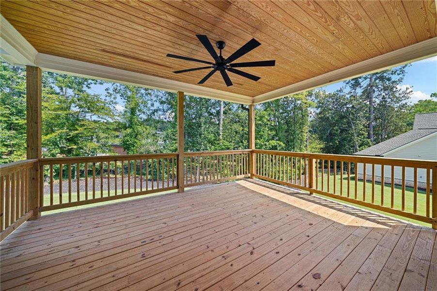 Exterior details and patio area of a home in , Atlanta (Image 4).