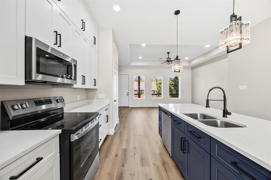 Furnished interior view inside a new home in , Houston (Image 5).