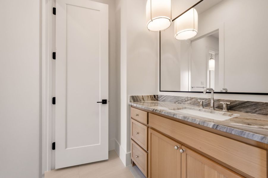 Furnished interior view inside a new home in Fleming Pointe, Fort Worth (Image 18).