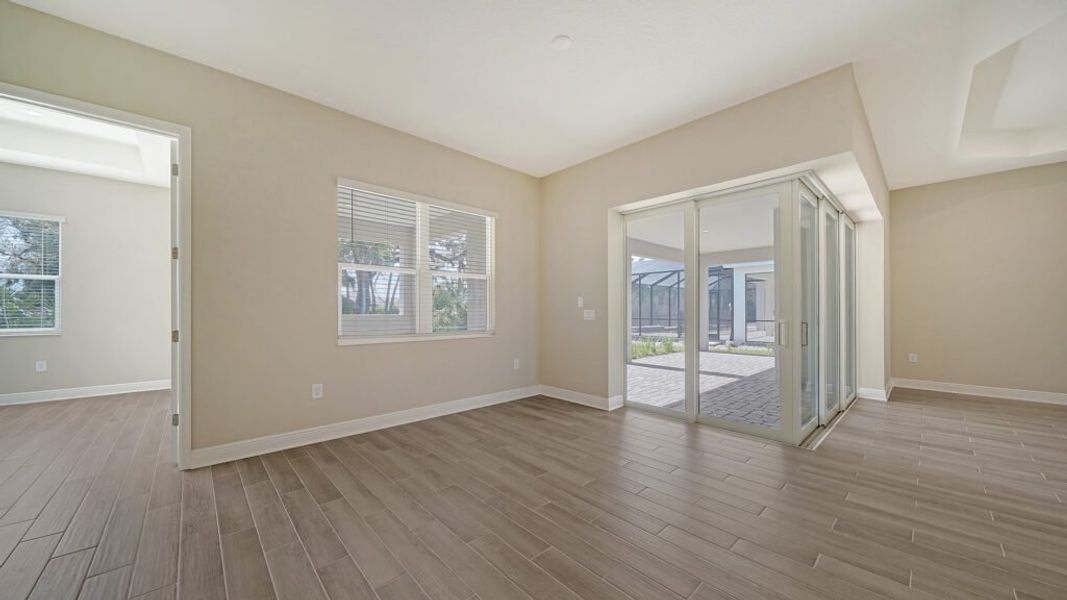 Spacious, unfurnished interior of a new home in Grand Palm, Venice (Image 16). Spacious, unfurnished interior of a new home in Grand Palm, Venice (Image 16).