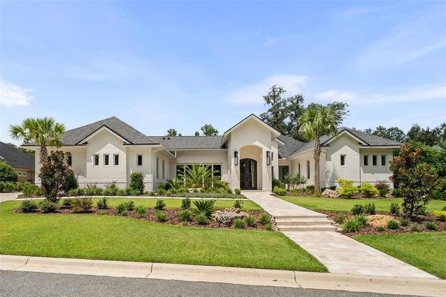 Front exterior of a new home in , Gainesville, FL, highlighting curb appeal (Image 29).