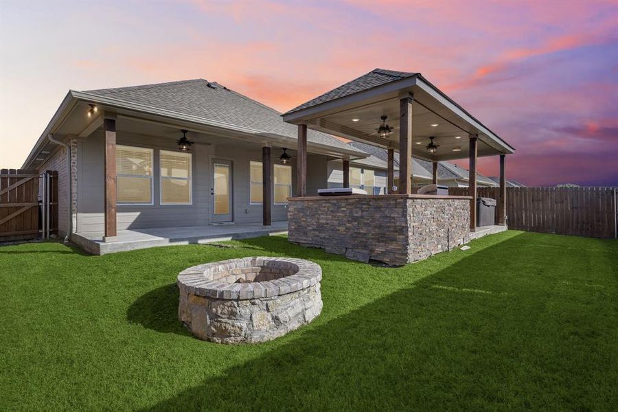 Exterior details and patio area of a home in , Greenville (Image 3). Exterior details and patio area of a home in , Greenville (Image 3).