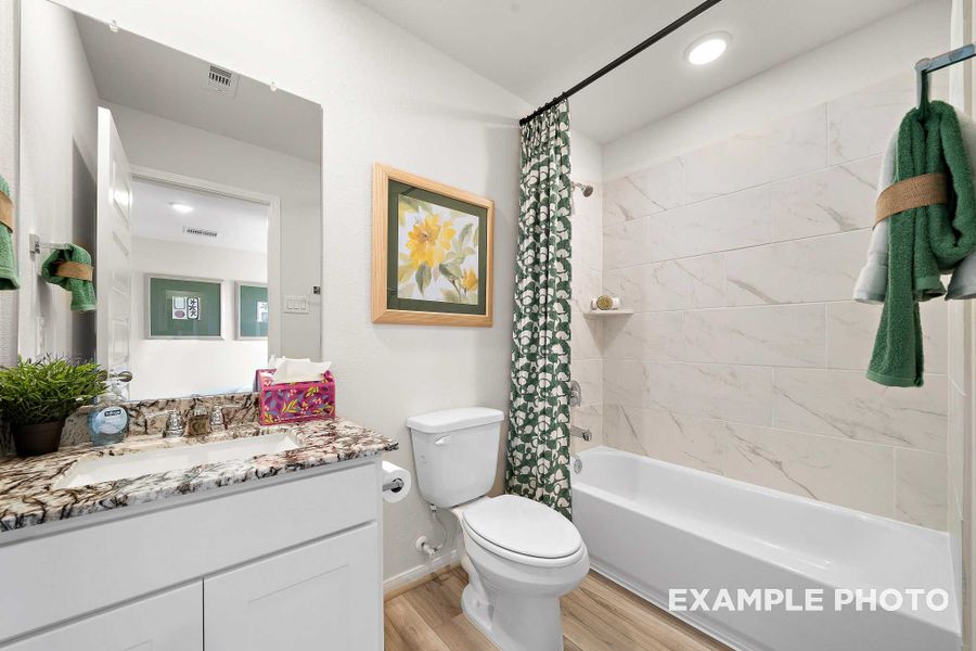 Representative furnished interior of a home built from the The Tierra A by Davidson Homes LLC in Enclave at Newport, Crosby (Image 13).