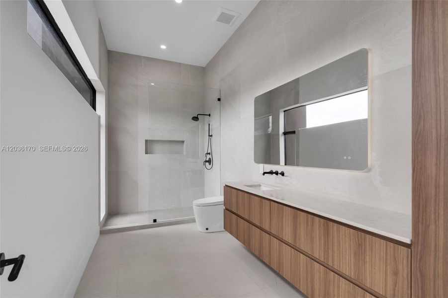 Furnished interior view inside a new home in , Miami (Image 11). Furnished interior view inside a new home in , Miami (Image 11).