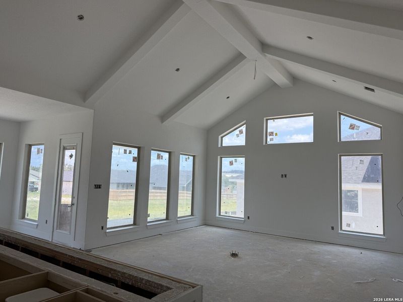 In-progress construction of a new home in The Reserve at Potranco Oaks, Castroville, TX (Image 29).
