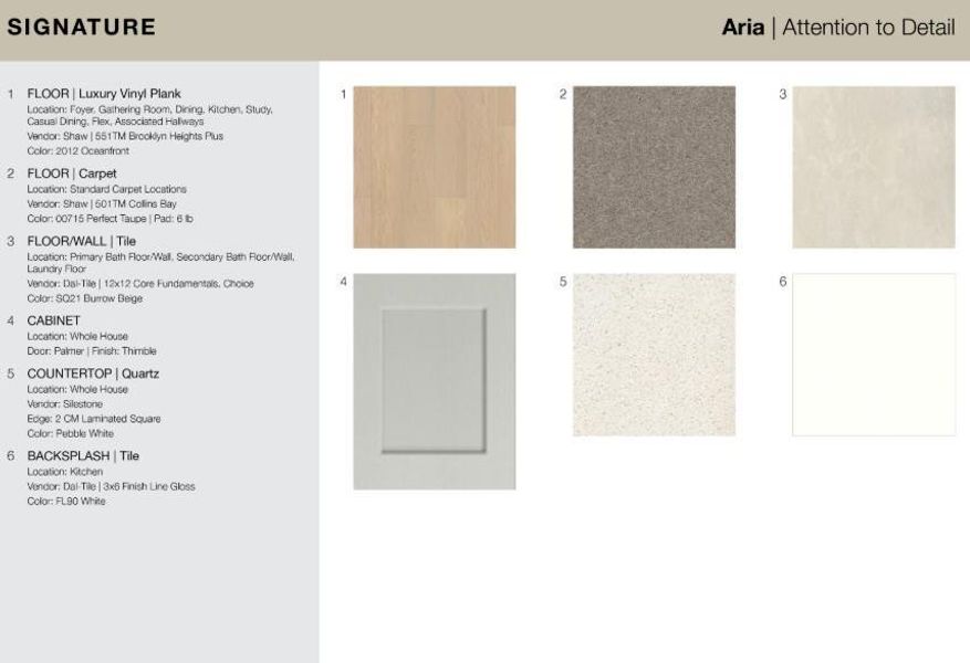 9219 Willowbank Gap design selections. Home is currently under construction and selections are subject to change.