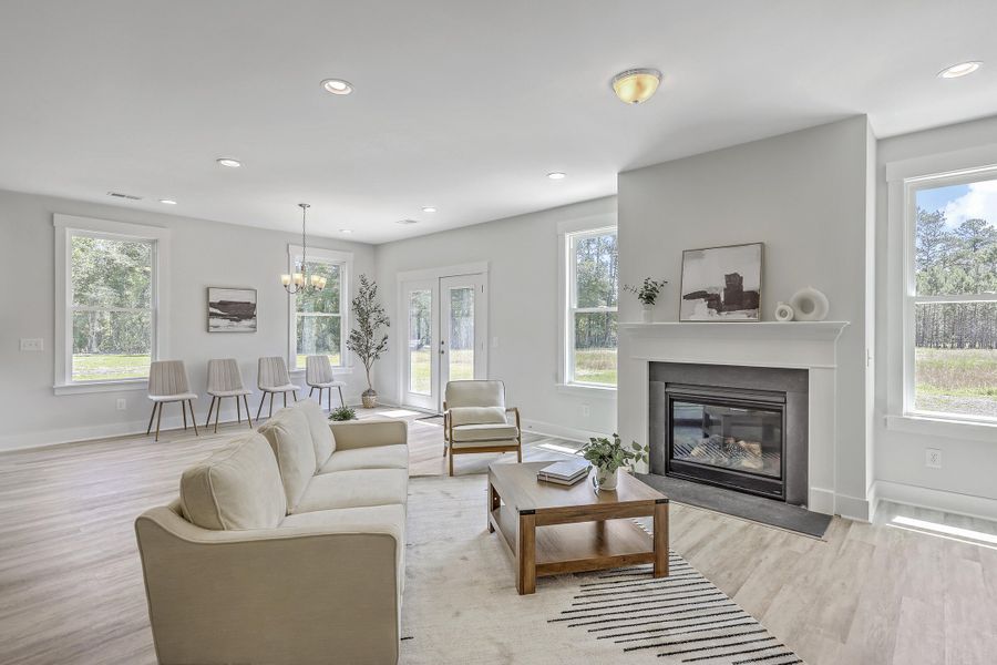 Furnished interior view inside a new home in , Dorchester (Image 12).