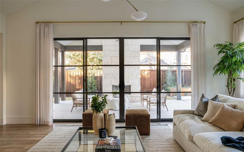 Furnished interior view inside a new home in , Dallas (Image 31).