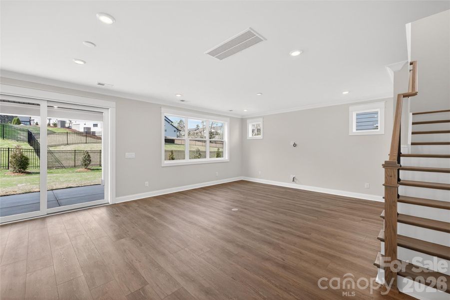 Spacious, unfurnished interior of a new home in Windell Woods, Tega Cay (Image 11). Spacious, unfurnished interior of a new home in Windell Woods, Tega Cay (Image 11).