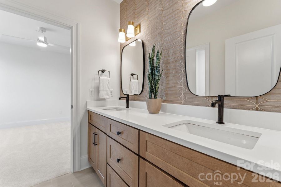 Furnished interior view inside a new home in , Clover (Image 35). Furnished interior view inside a new home in , Clover (Image 35).