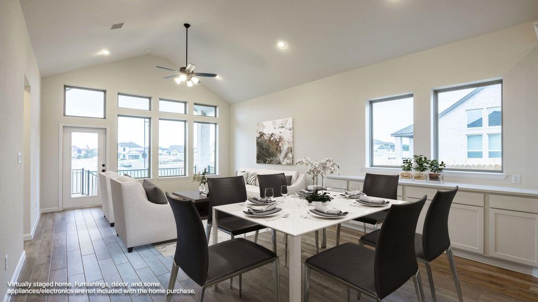 Furnished interior view inside a new home in Santa Rita Ranch - Tierra Rosa, Liberty Hill (Image 12).