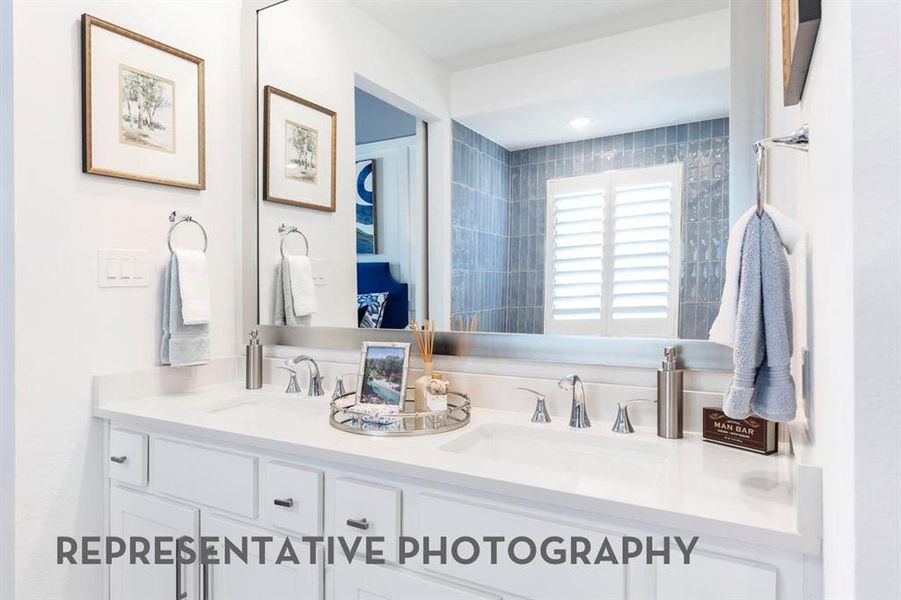 Furnished interior view inside a new home in Wellington, Haslet (Image 18).