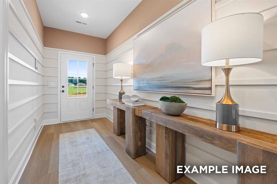 Furnished interior view inside a new home in Mercer Meadows, Royse City (Image 4).