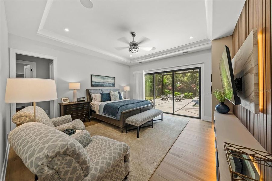 Furnished interior view inside a new home in , Sarasota (Image 44). Furnished interior view inside a new home in , Sarasota (Image 44).