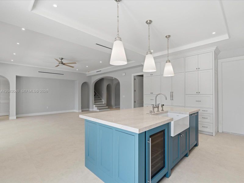 Furnished interior view inside a new home in , South Miami (Image 8).