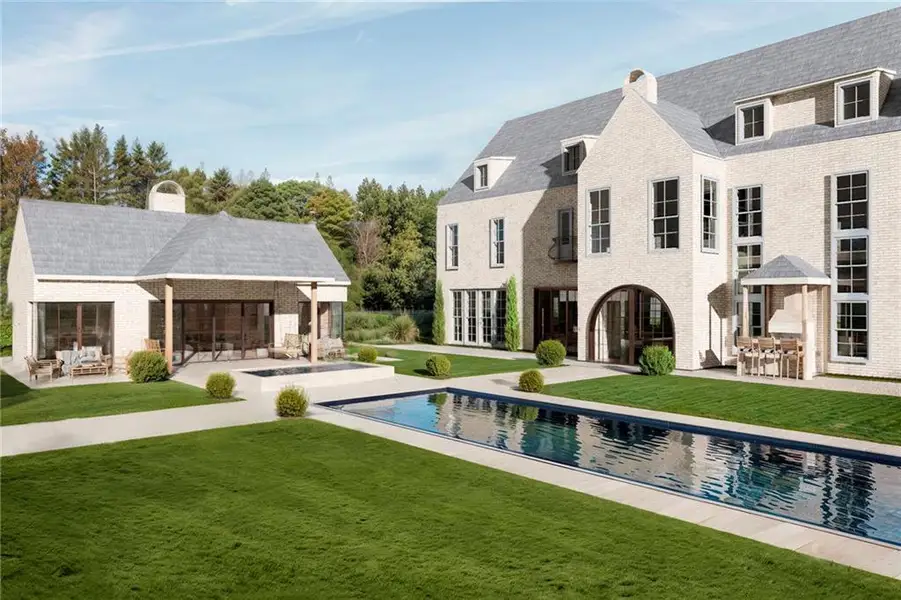 Exterior details and patio area of a home in , Atlanta (Image 3). Exterior details and patio area of a home in , Atlanta (Image 3).