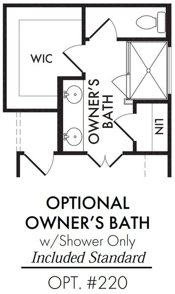 Master Bath – Shower Only Master Bath – Shower Only