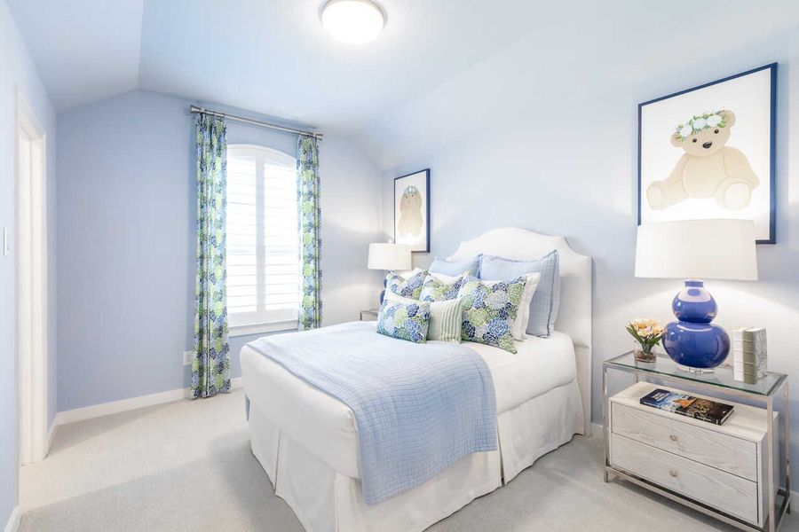 Representative Secondary Bedroom - some options shown Representative Secondary Bedroom - some options shown