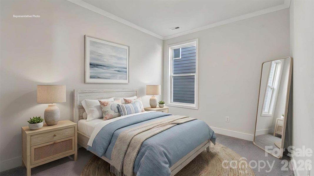 Furnished interior view inside a new home in Westport, York (Image 8).