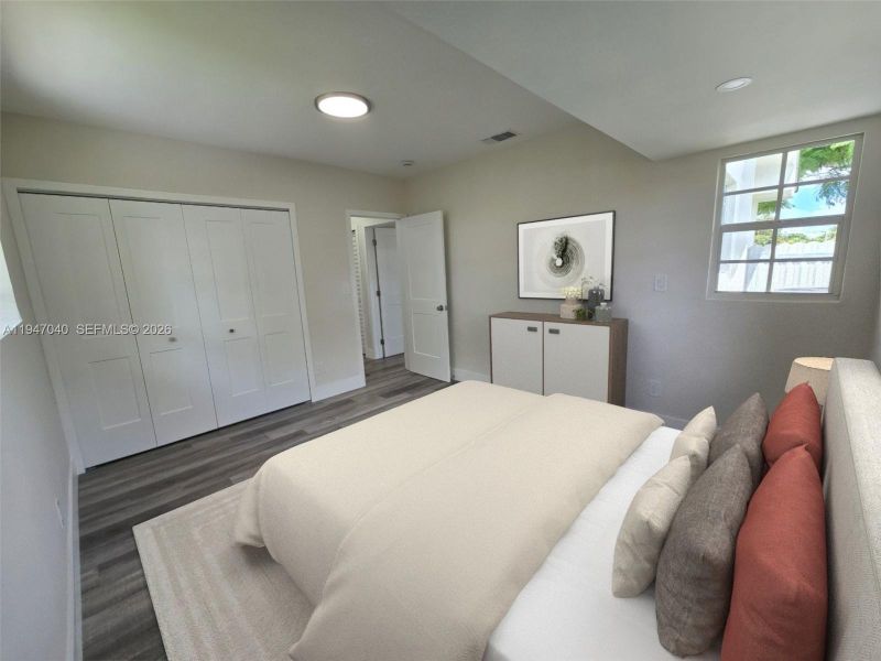 Furnished interior view inside a new home in , Miami (Image 31). Furnished interior view inside a new home in , Miami (Image 31).