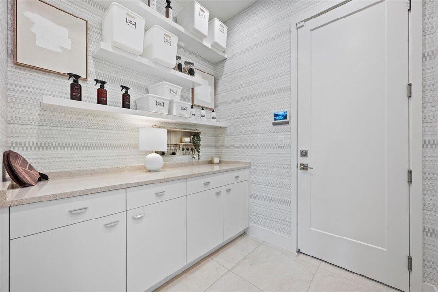 Furnished interior view inside a new home in Apex at Avenir, Palm Beach Gardens (Image 29).