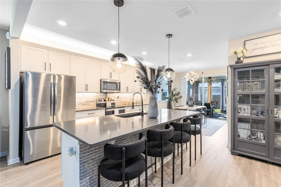 Furnished interior view inside a new home in Weslyn Park, St. Cloud (Image 18). Furnished interior view inside a new home in Weslyn Park, St. Cloud (Image 18).