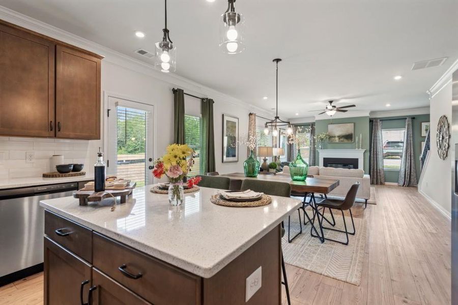 Furnished interior view inside a new home in The Stiles, Cartersville (Image 30).