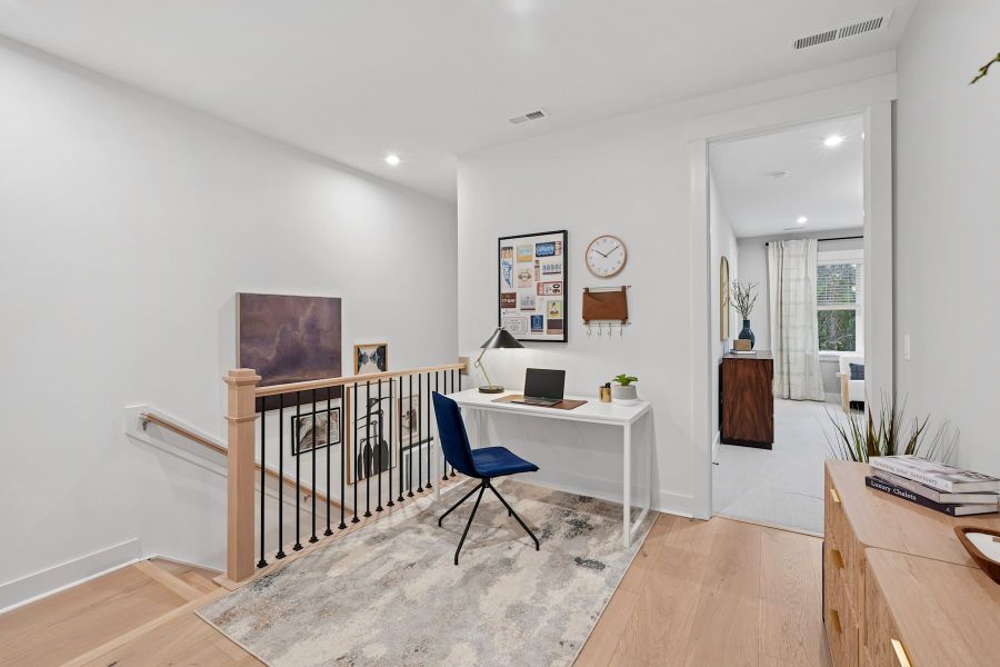Representative furnished interior of a home built from the Ellis by Tri Pointe Homes in Summit At Homestead, Chapel Hill (Image 23).