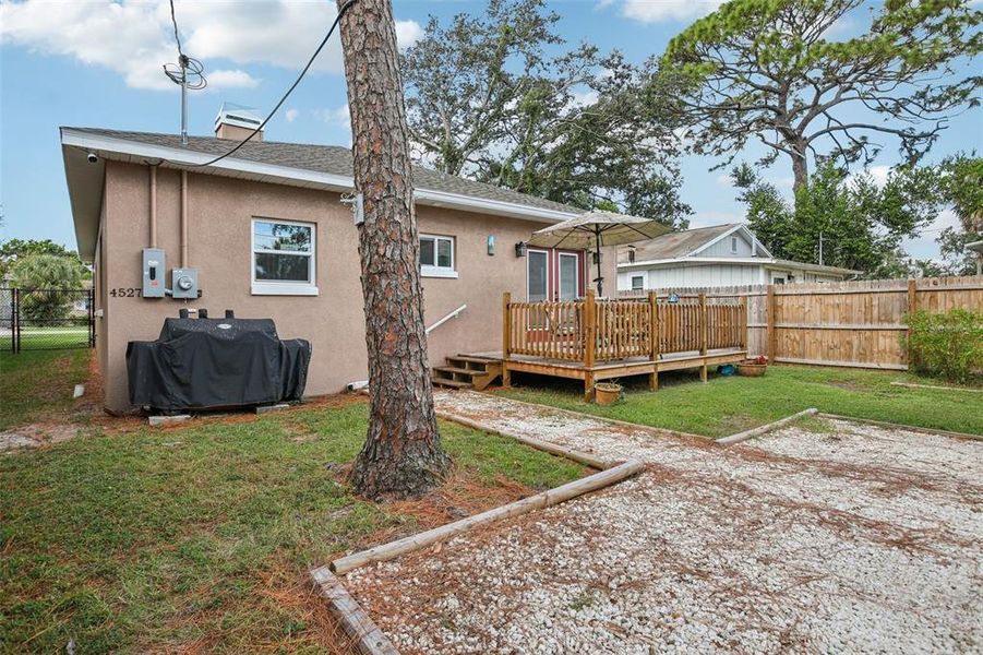 Exterior details and patio area of a home in , St. Petersburg (Image 1).