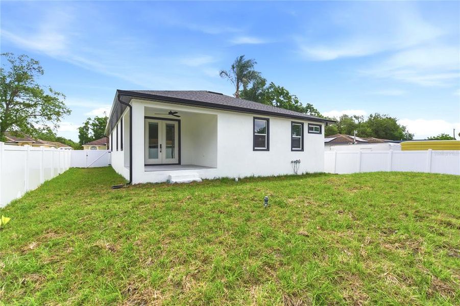 Exterior details and patio area of a home in , Tampa (Image 22). Exterior details and patio area of a home in , Tampa (Image 22).