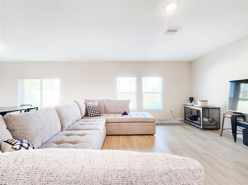 Furnished interior view inside a new home in Two Rivers, Zephyrhills (Image 15). Furnished interior view inside a new home in Two Rivers, Zephyrhills (Image 15).