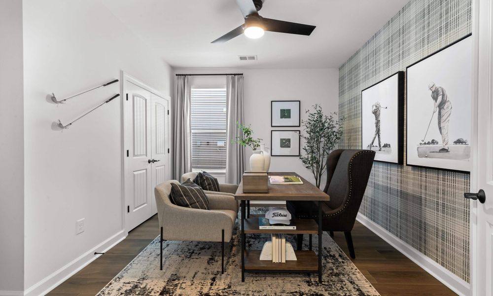 Representative furnished interior of a home built from the The Redbud by Chesapeake Homes in The Willows, Loris (Image 38).