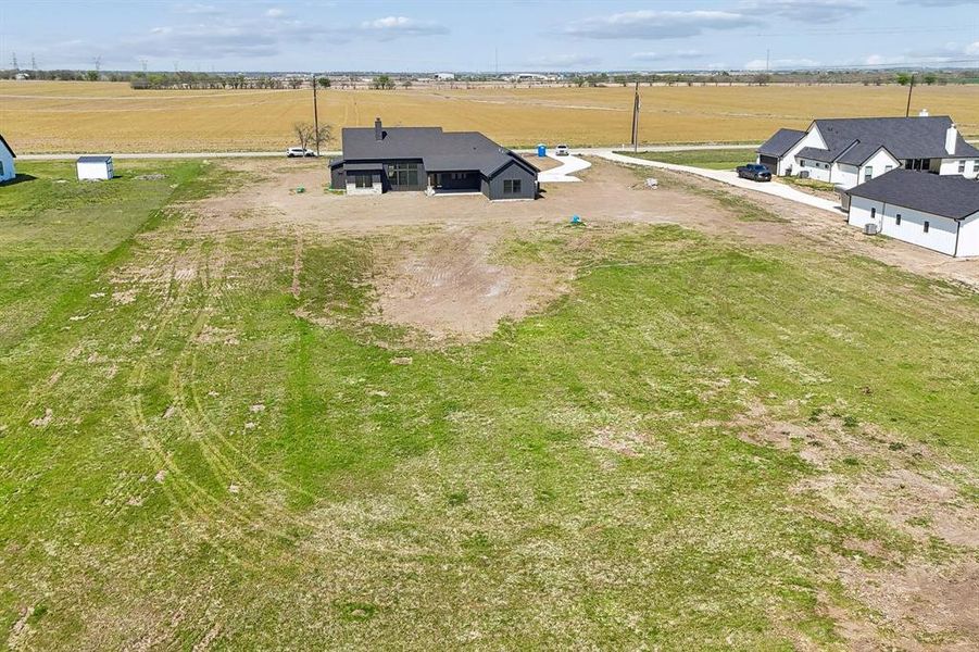 Exterior details and patio area of a home in , Ponder (Image 3).