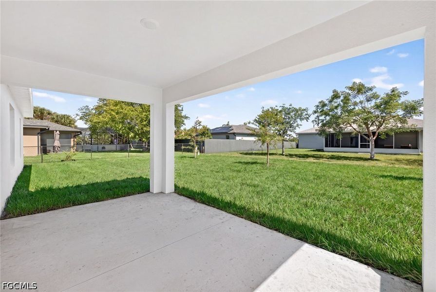 Exterior details and patio area of a home in Cape Coral, Cape Coral (Image 3). Exterior details and patio area of a home in Cape Coral, Cape Coral (Image 3).