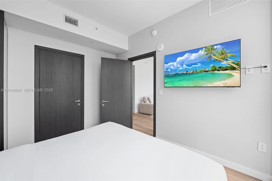 Furnished interior view inside a new home in , Miami (Image 13).