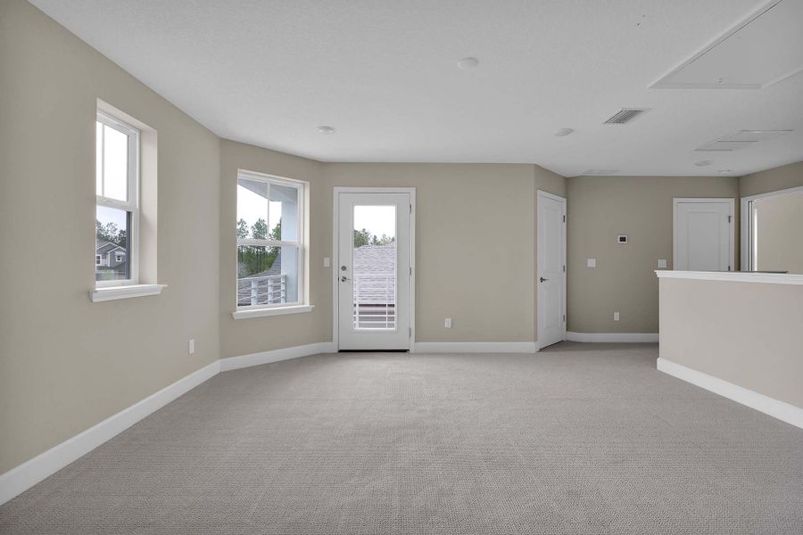 Representative unfurnished interior of a home built from the The Juniper by Providence Homes (Florida) in Reflections at Nocatee, Nocatee (Image 24). Representative unfurnished interior of a home built from the The Juniper by Providence Homes (Florida) in Reflections at Nocatee, Nocatee (Image 24).