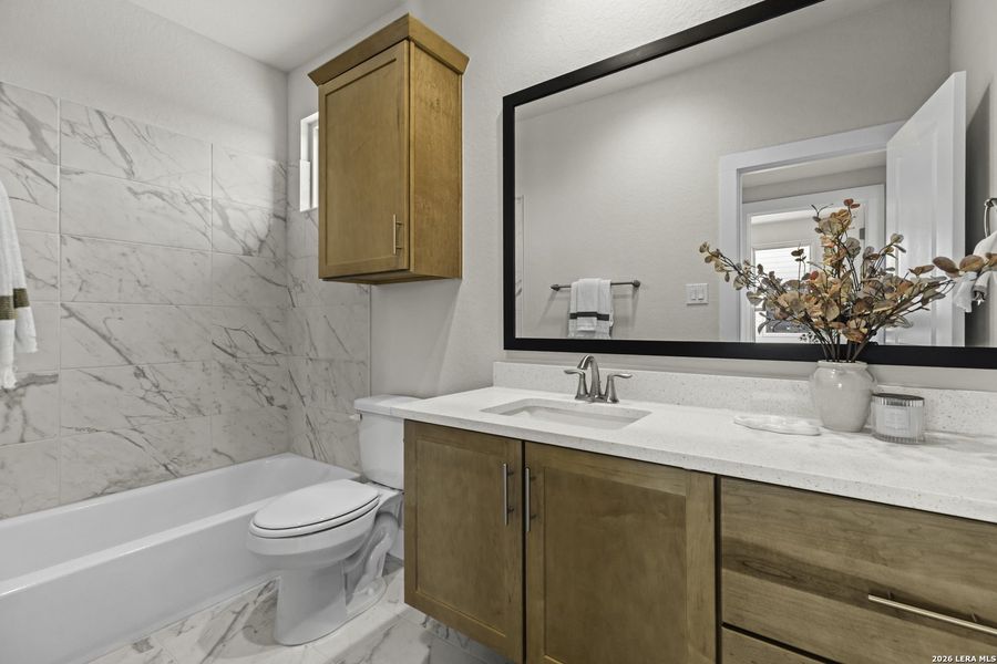 Furnished interior view inside a new home in , San Antonio (Image 13).