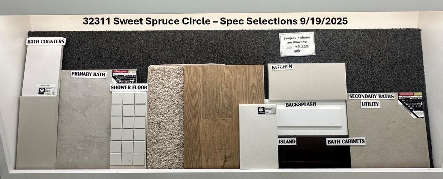 Sample of building materials used in homes in , Spring (Image 4).