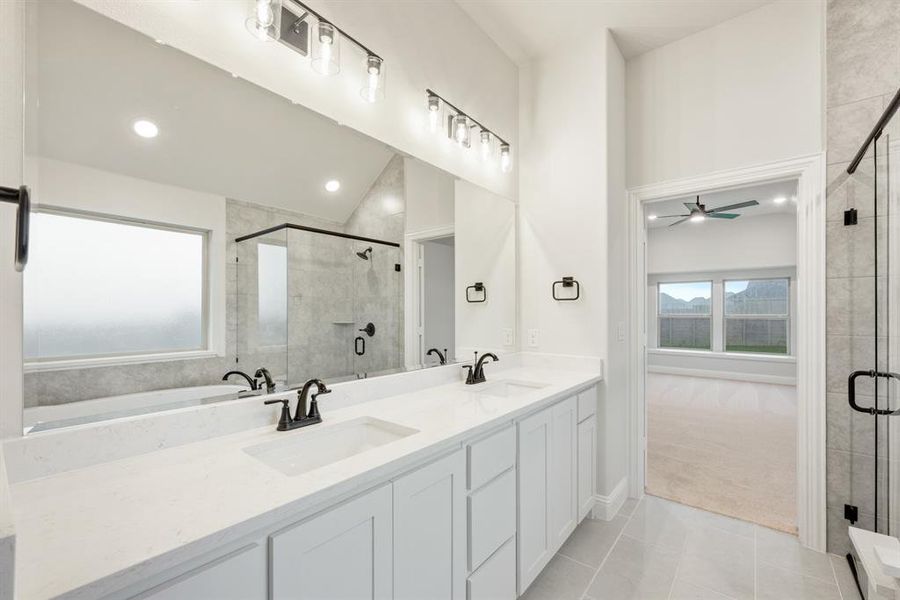 Furnished interior view inside a new home in Painted Tree Woodland District 50, McKinney (Image 12). Furnished interior view inside a new home in Painted Tree Woodland District 50, McKinney (Image 12).