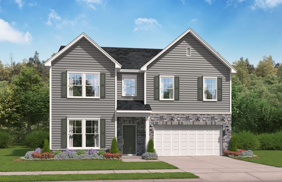 Representative exterior photo of a completed home built from the The Rembert by Stanley Martin Homes in Portrait Hills, Aiken, SC (Image 19).