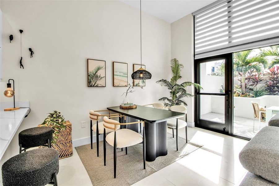 Furnished interior view inside a new home in , Sarasota (Image 18). Furnished interior view inside a new home in , Sarasota (Image 18).