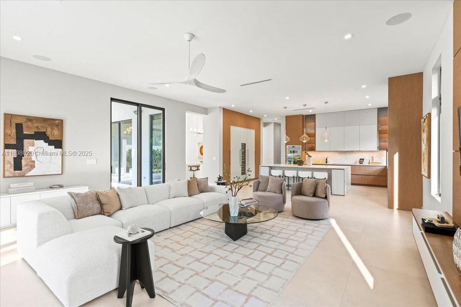 Furnished interior view inside a new home in , Miami (Image 42). Furnished interior view inside a new home in , Miami (Image 42).