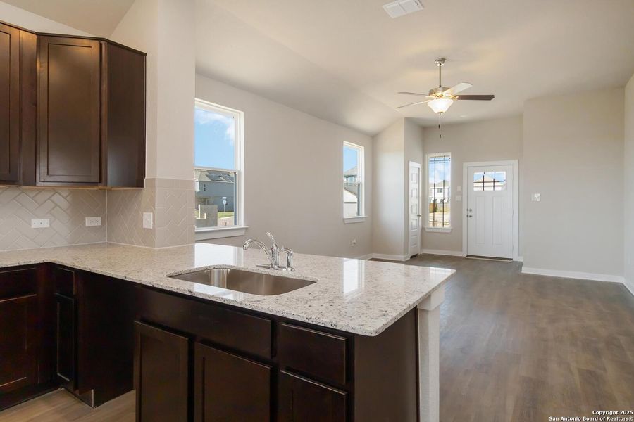 Furnished interior view inside a new home in Applewhite Meadows, San Antonio (Image 12).