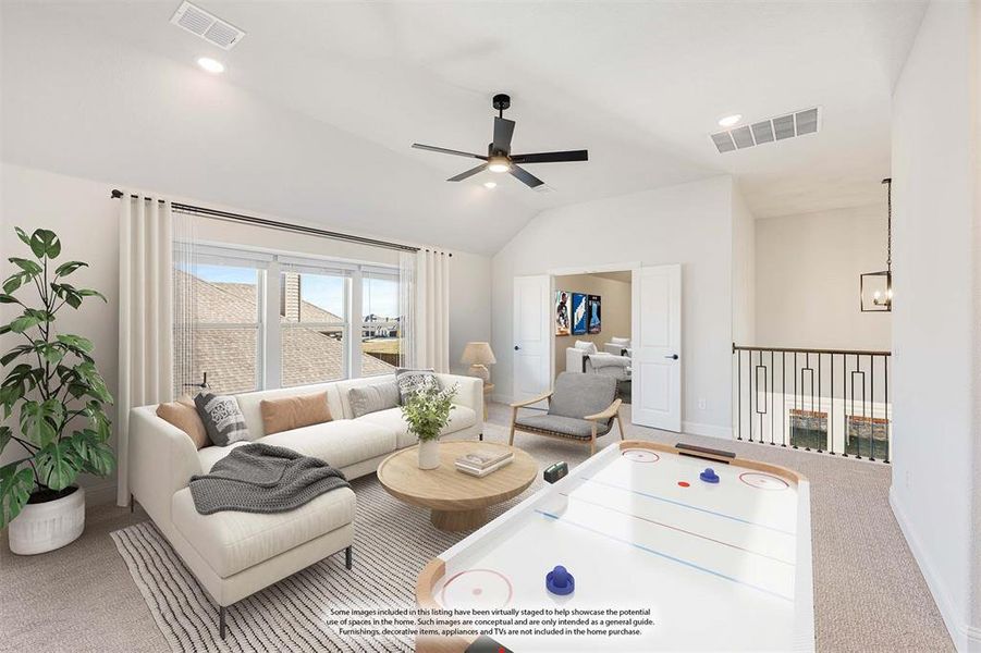 Furnished interior view inside a new home in Triple Diamond Ranch, Mansfield (Image 17).