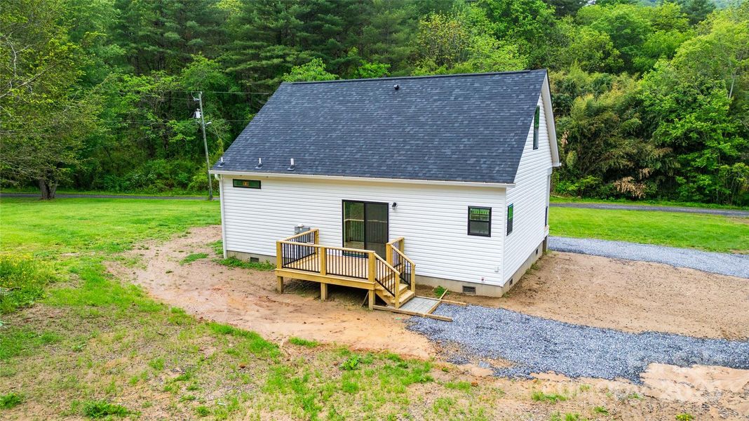 Front exterior of a new home in , Tuckasegee, NC, highlighting curb appeal (Image 22).