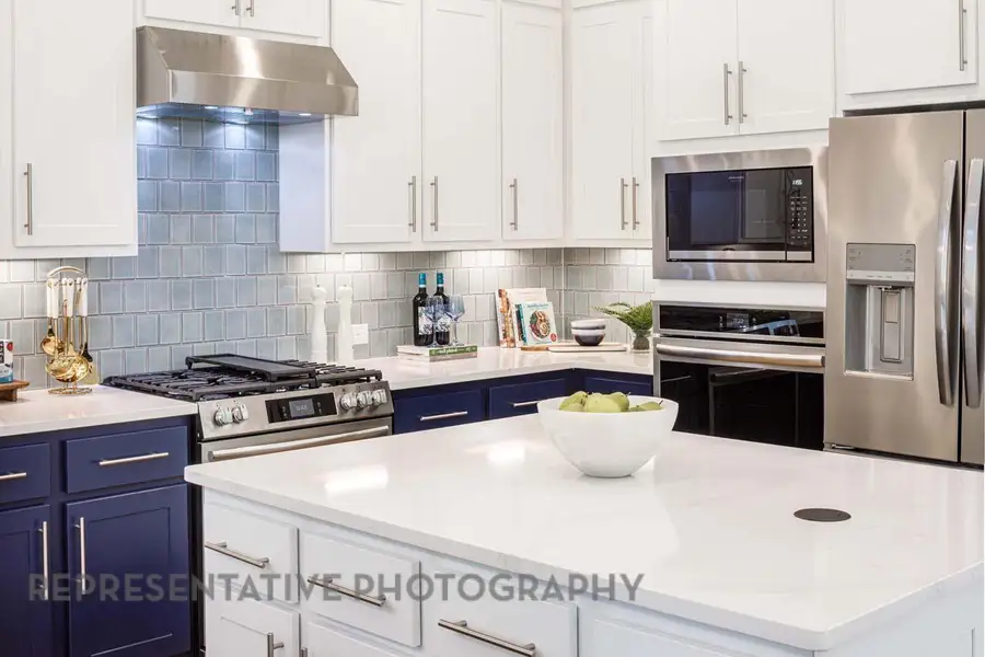 Furnished interior view inside a new home in , Cypress (Image 7).
