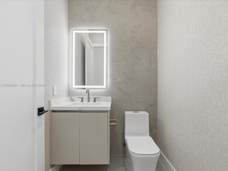 Furnished interior view inside a new home in , Miami (Image 9). Furnished interior view inside a new home in , Miami (Image 9).